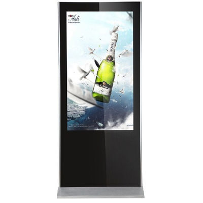 Bảng hiệu kỹ thuật số đứng sàn 50 inch Đầu phát video Kiosk Quảng cáo màn hình LCD