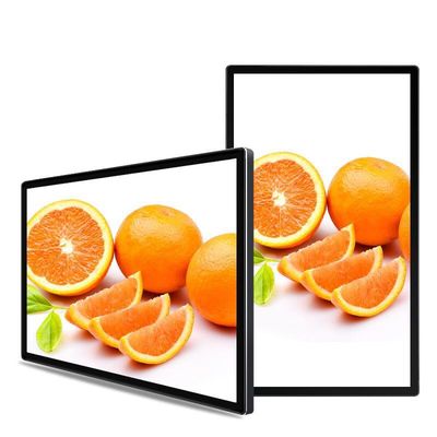 Bảng hiệu kỹ thuật số LCD 500cd / M2 Màn hình hiển thị quảng cáo Trình phát video kỹ thuật số Tường video