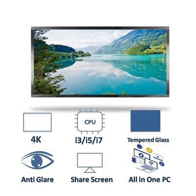 Màn hình cảm ứng hồng ngoại LCD trong trình phát quảng cáo 8ms Bảng hiệu kỹ thuật số
