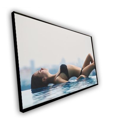 Bảng hiệu màn hình cảm ứng hồng ngoại treo tường cho quảng cáo 65 inch