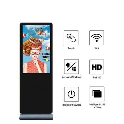 Màn hình cảm ứng quảng cáo LCD Đầu phát bảng hiệu kỹ thuật số Android 220V