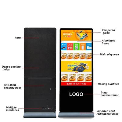 Màn hình cảm ứng quảng cáo LCD Đầu phát bảng hiệu kỹ thuật số Android 220V