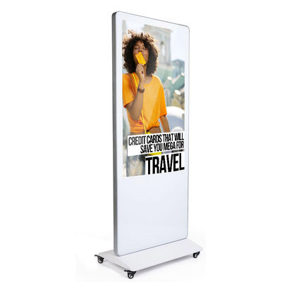 Màn hình cảm ứng di động LCD Màn hình kỹ thuật số Bảng hiệu quảng cáo Kiosk Sàn đứng