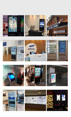 Tầng quảng cáo 400cd Kiosk hiển thị bảng hiệu kỹ thuật số đứng có thể điều chỉnh
