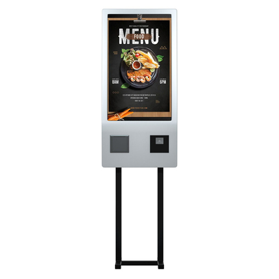 Nhà hàng 32 inch Máy tự đặt hàng điện tử Sef - Kiosk thanh toán hóa đơn dịch vụ