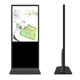 Màn hình hiển thị bảng hiệu kỹ thuật số LCD 65 inch với hỗ trợ tiền sảnh ngân hàng cảm ứng hồng ngoại