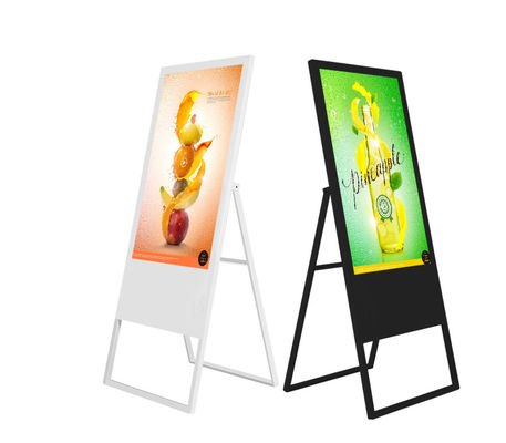 Quảng cáo màn hình LCD kỹ thuật số màn hình cảm ứng đứng Kiosk 50 inch di động