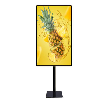 Màn hình quảng cáo LCD di động 32 inch Màn hình hiển thị kỹ thuật số Sàn đứng