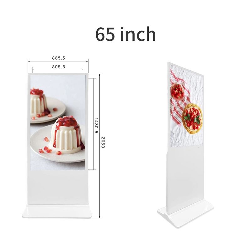 Màn hình cảm ứng HD Bảng hiệu kỹ thuật số 55 inch / Kiosk màn hình cảm ứng đứng